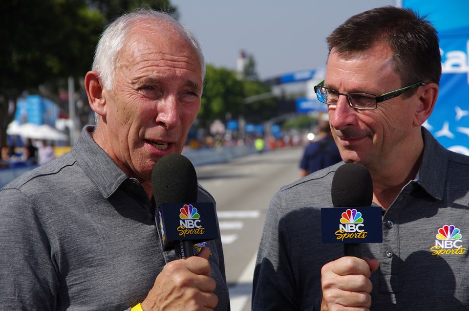 Phil Liggett and Paul Armstrong The Voice of Cycling