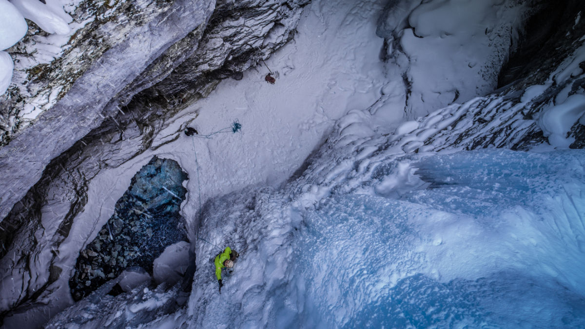 Ice Climber from above